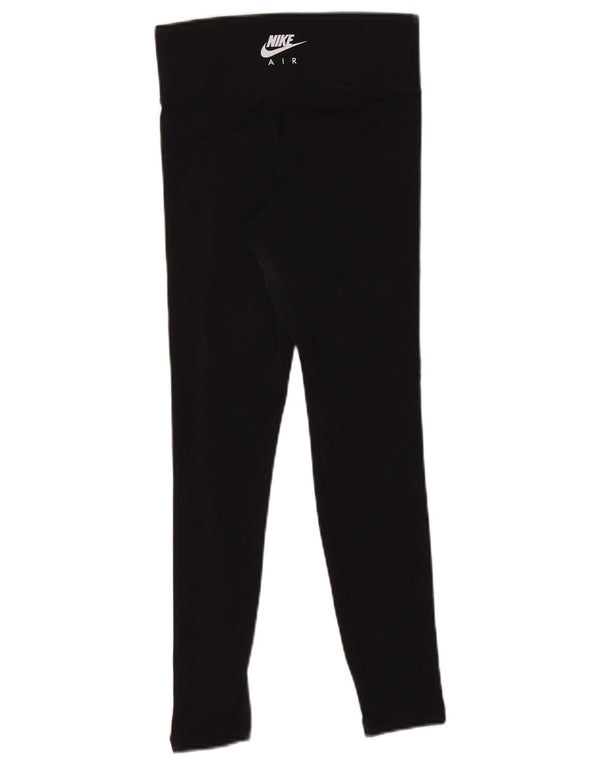 Leggings grafic Nike pentru femei UK 4 XS bumbac negru