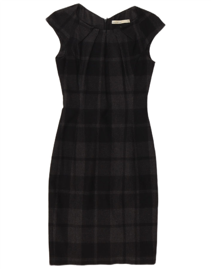 Rochie pentru femei Karen Millen, UK 8, poliester cu carouri negru