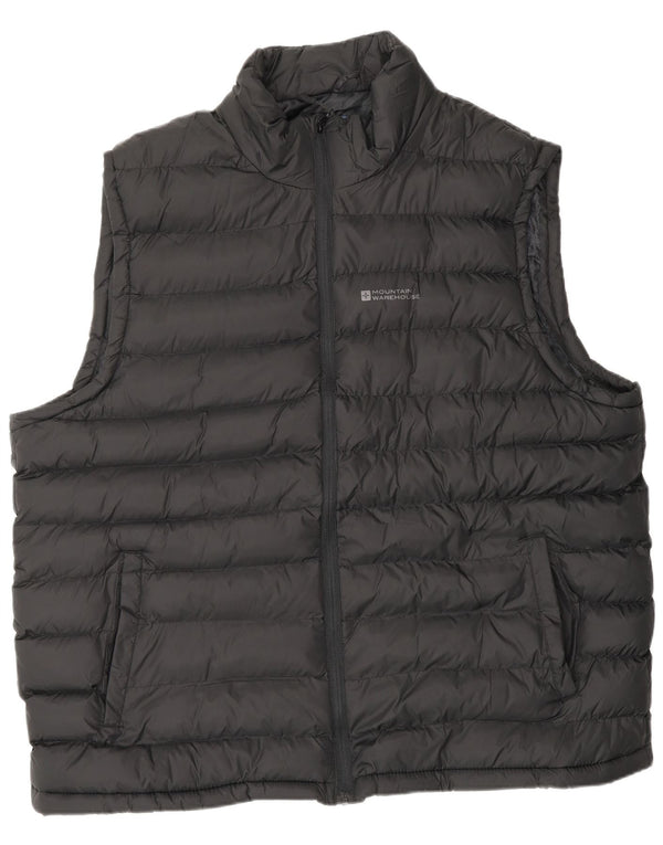 Gilet căptușit pentru bărbați Mountain Warehouse UK 46 3XL Nylon negru