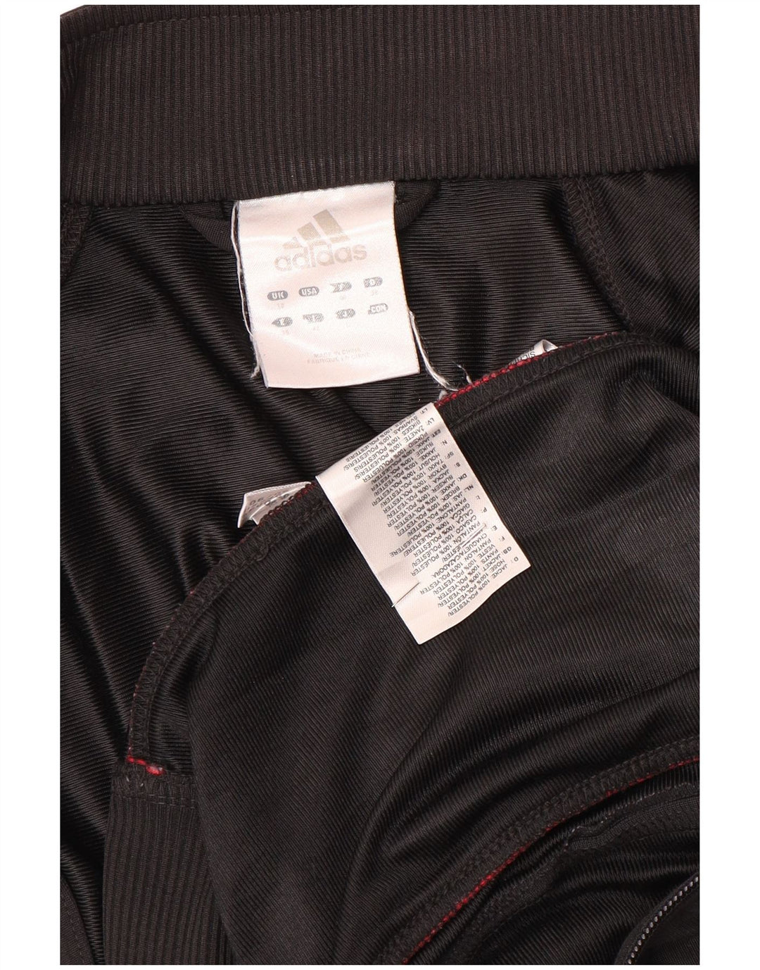 Jachetă de top pentru trening Adidas pentru femei UK 12 Poliester mediu negru