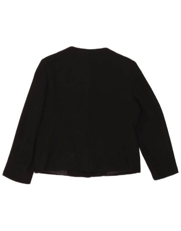 Jachetă pentru femei Zara cu 1 nasture, UK 12 Medium Negru