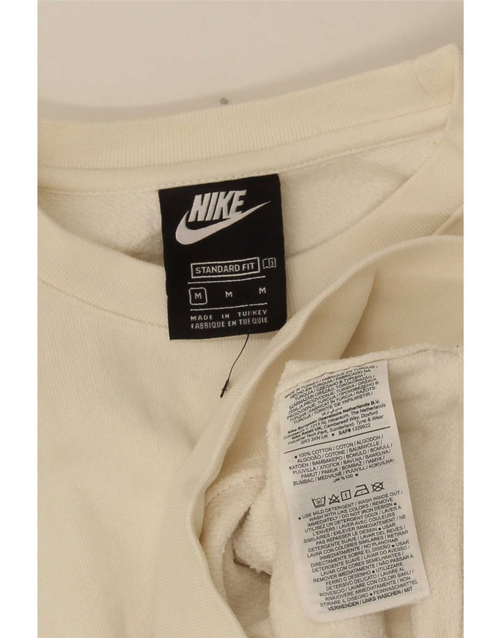 Pulover pentru bărbați Nike Graphic Standard Fit, bumbac mediu alb