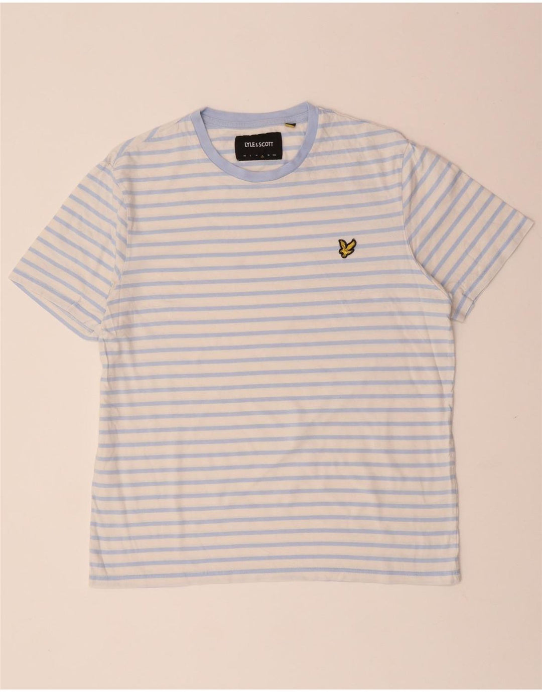 LYLE & SCOTT Tricou pentru femei Top mare din bumbac cu dungi albe