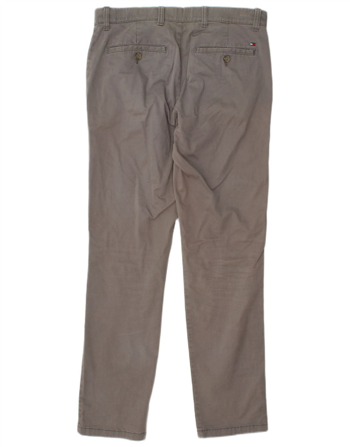 TOMMY HILFIGER Pantaloni chino pentru bărbați Etroite Slim Fit W31 L32 bumbac gri