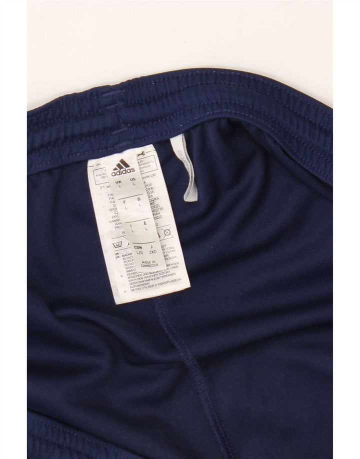 Pantaloni scurți sport pentru bărbați Adidas Climalite, mari, albastru, poliester