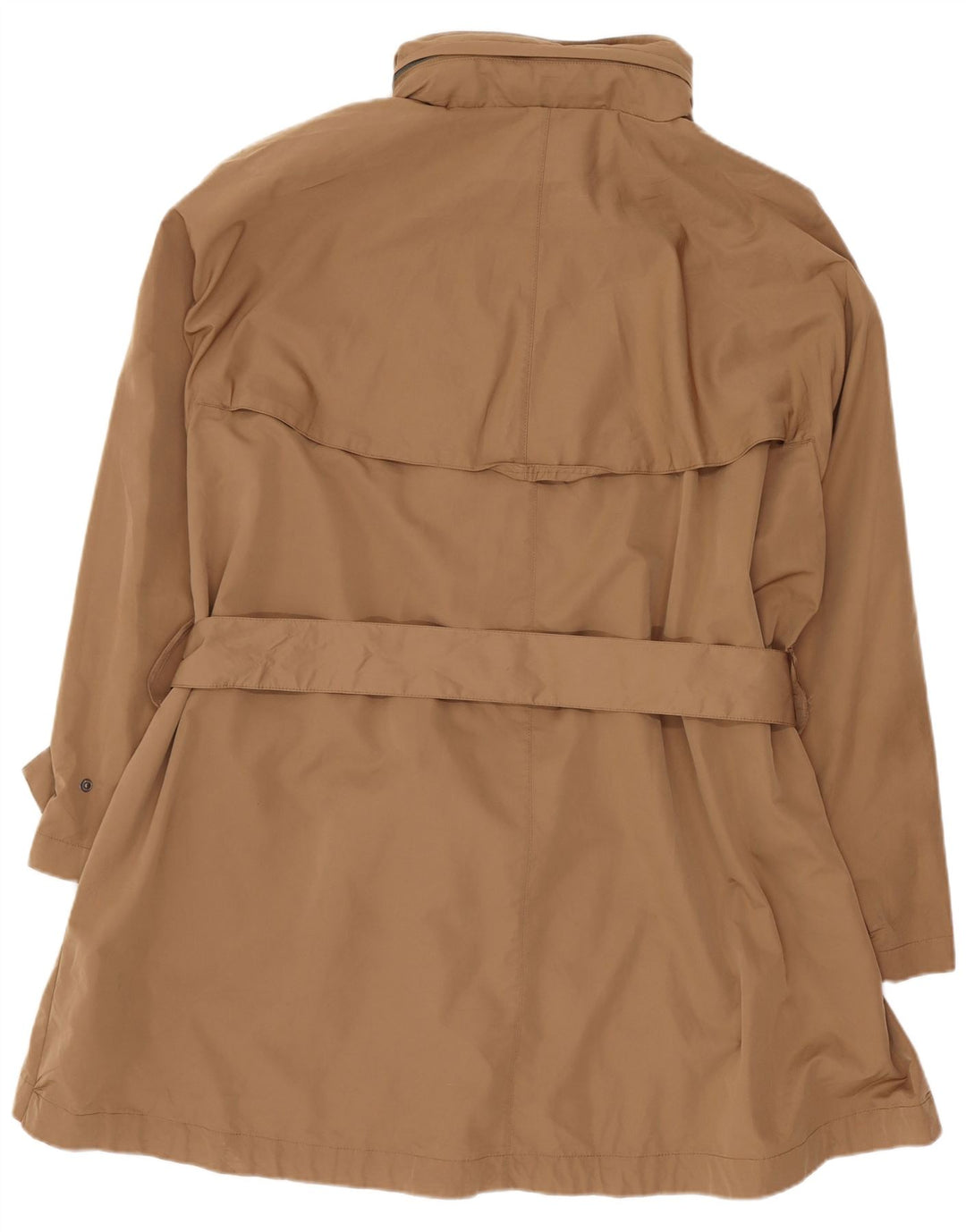 Jachetă de ploaie, cu glugă, cu glugă, pentru femei, Zara, XL, maro