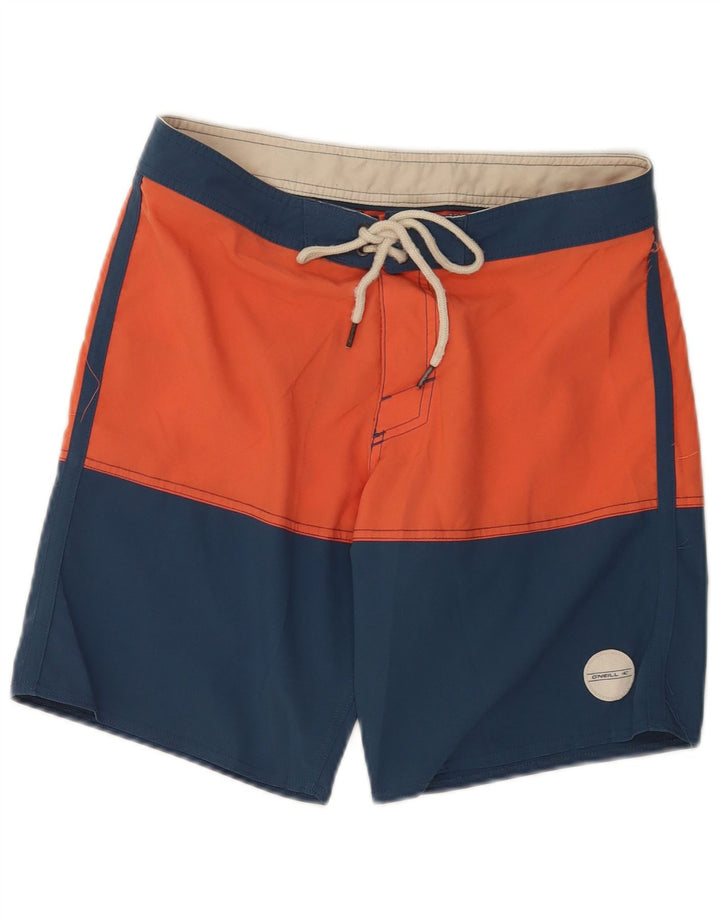 Pantaloni scurți de înot O'Neill pentru bărbați, portocaliu mediu, poliester color bloc