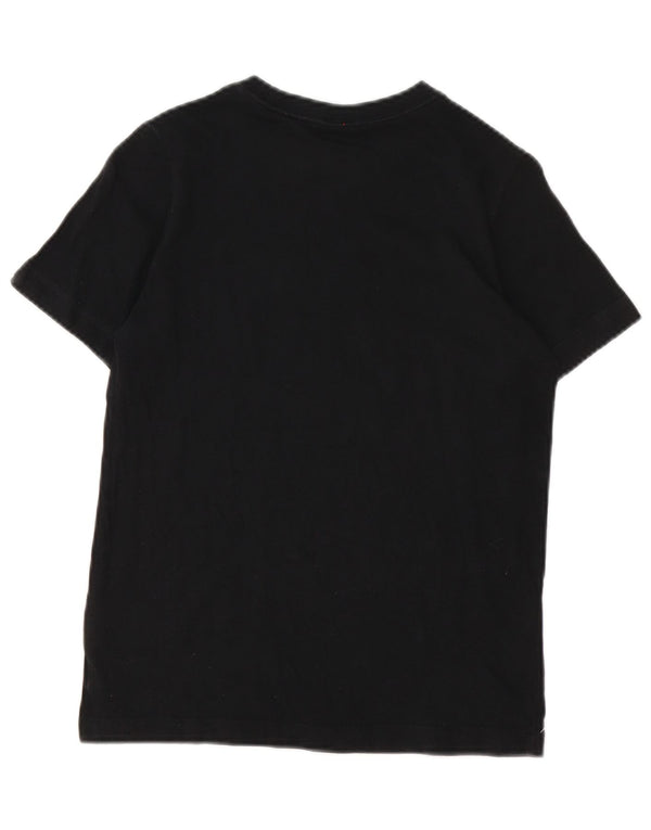 Nike Boys Graphic T-Shirt Top 12-13 Years Large Black Cotton