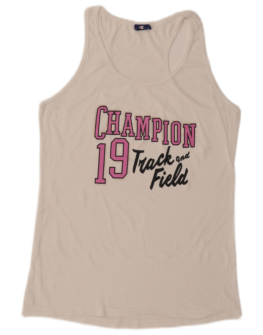 Vesta grafică pentru femei CHAMPION UK 20 2XL Alb