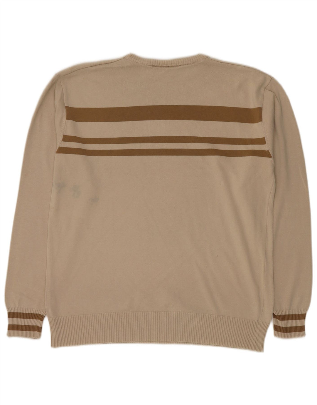 Angelo Litrico Pulover pentru bărbați cu decolteu rotund 2XL Bej Argyle/Diamond