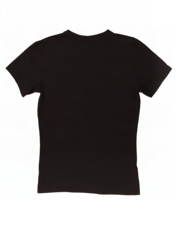 Tricou pentru femei Nike Dri Fit Slim Graphic Top UK 12 Poliester mediu negru