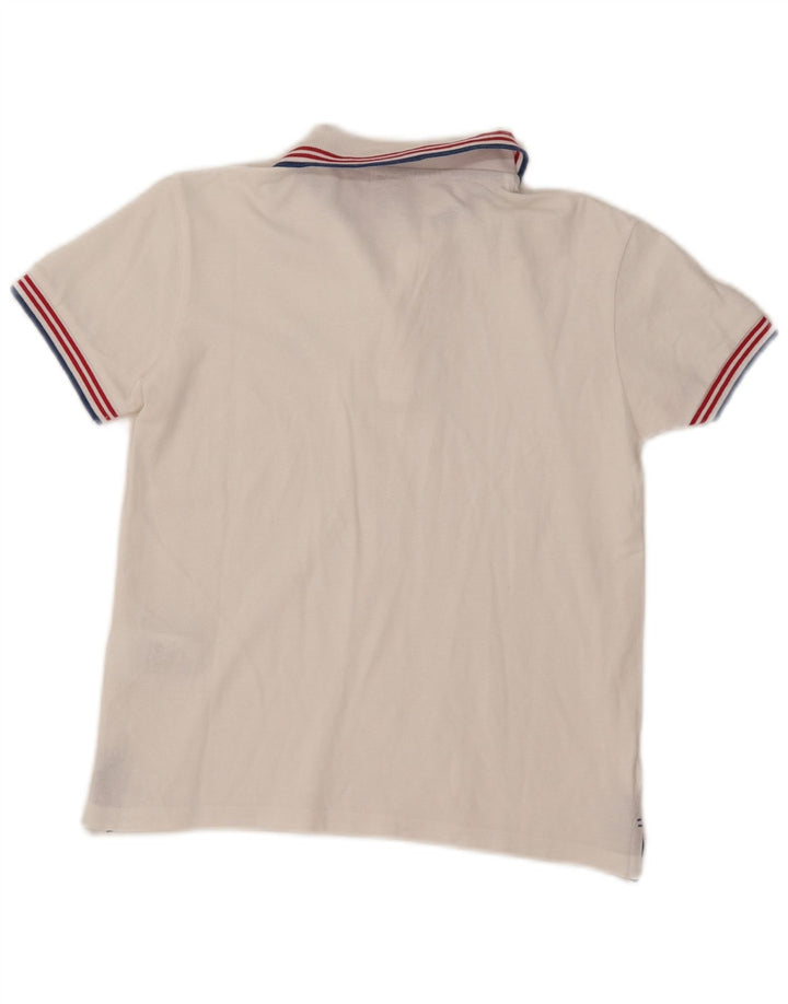 Tricou polo North Sails pentru baieti 9-10 ani bumbac cu dungi albe