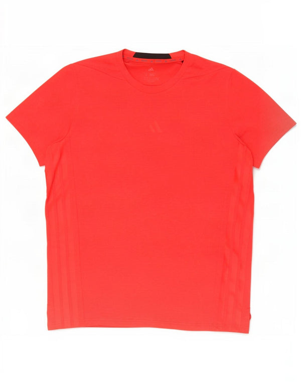Tricou pentru bărbați Adidas Slim Fit Top mare poliester roșu