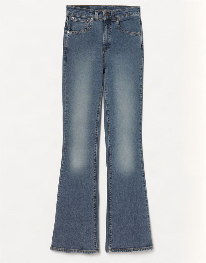 Blugi evazați Levi's 525 pentru femei W28 L34 Bumbac albastru