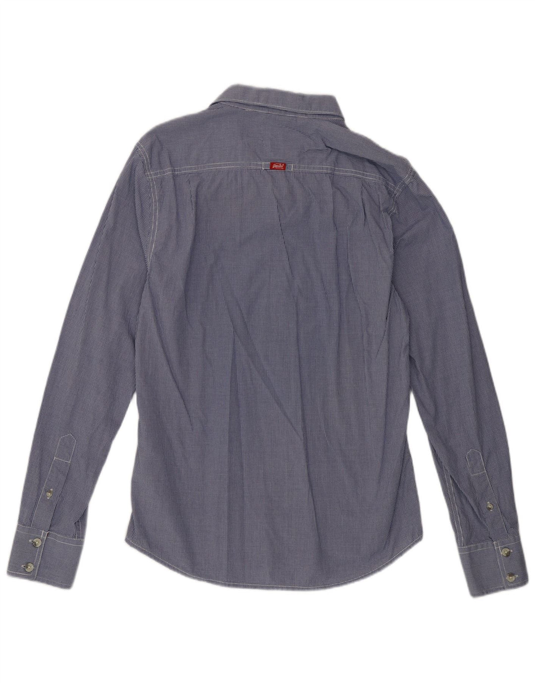 Cămașă pentru bărbați Superdry, mare, albastru, din bumbac