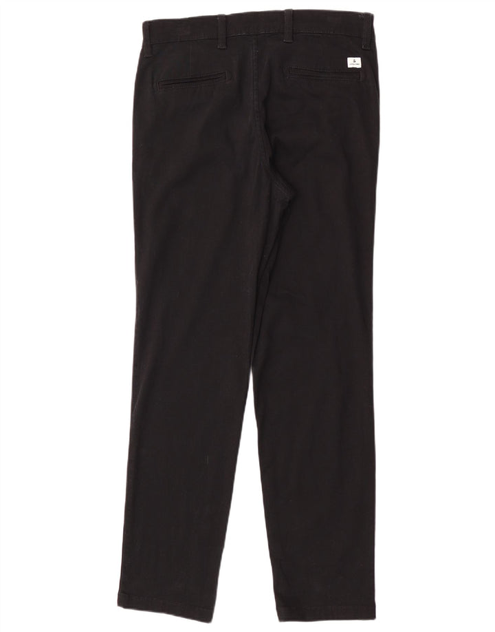 Pantaloni chino obișnuiți pentru bărbați Jack & Jones L30 L30 bumbac negru