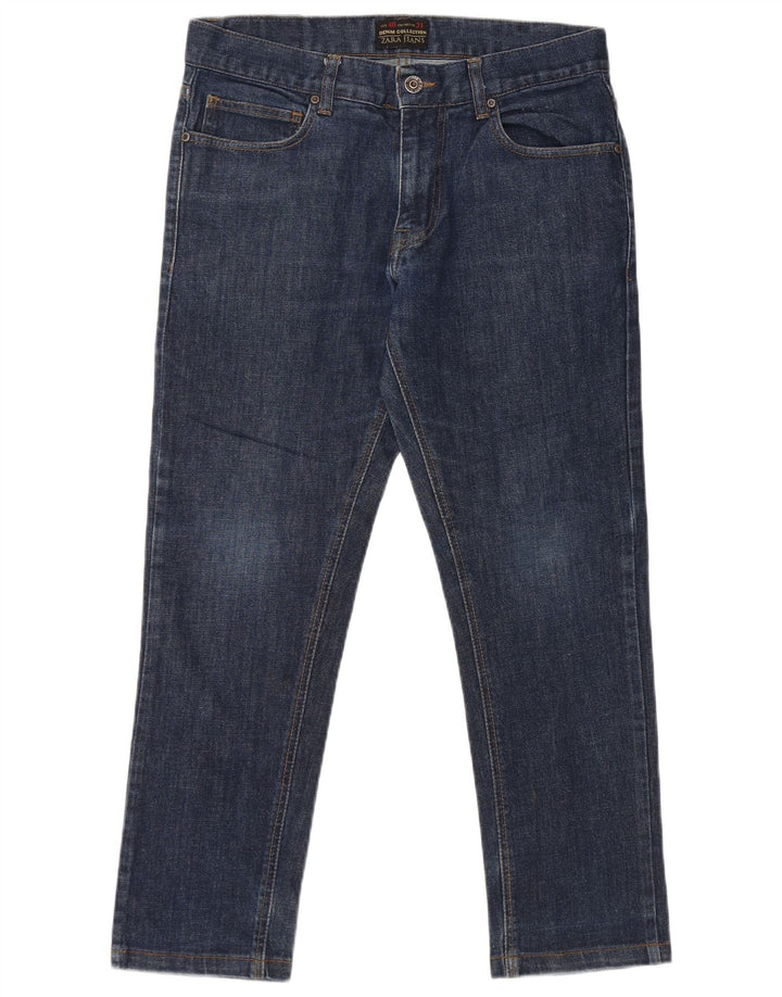 Blugi ZARA Bărbați Slim EU 40 Medium W31 L26 Bumbac Albastru
