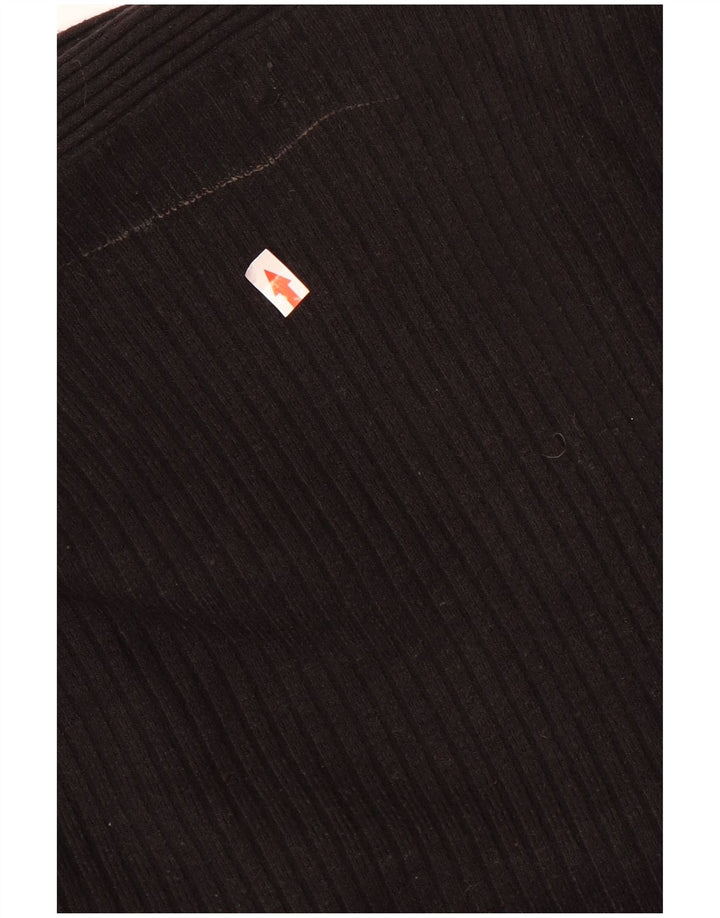 Marks & Spencer Pulover cardigan deschis Per Una pentru femei UK 16 Large Black