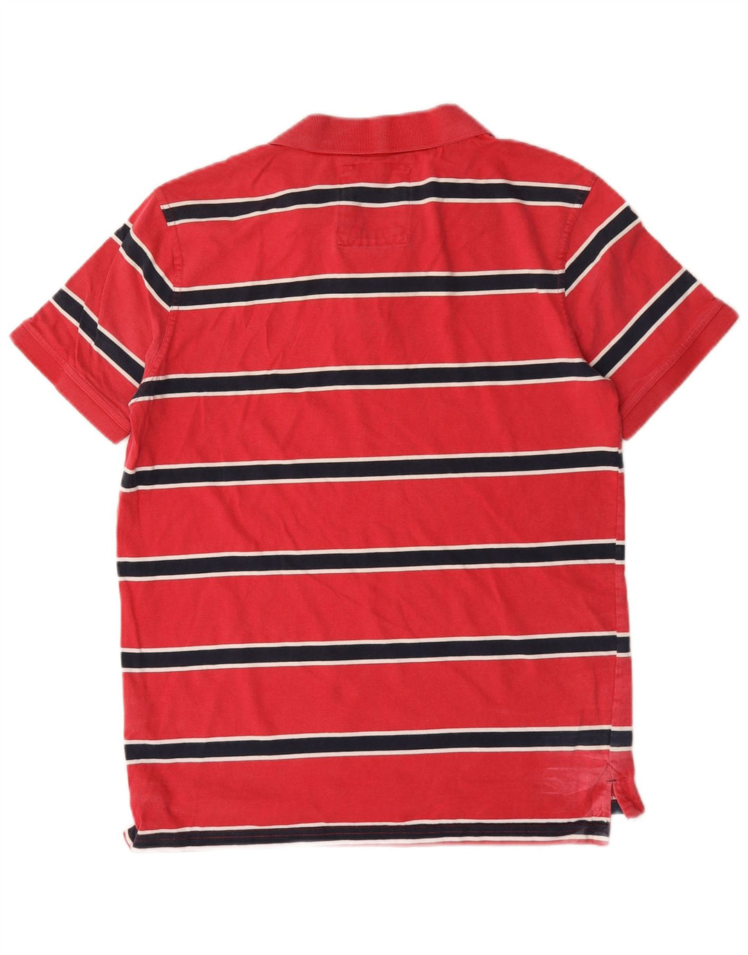 Crew Clothing Tricou polo pentru bărbați, bumbac cu dungi roșii medii