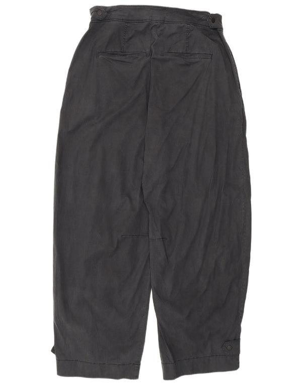 Pantaloni chino pentru femei cu talie înaltă Marks & Spencer UK 18 XL W36 L30 Negru