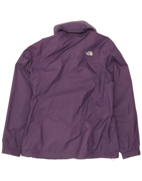 Jachetă de ploaie cu glugă The North Face pentru femei UK 16 Large Purple Nylon