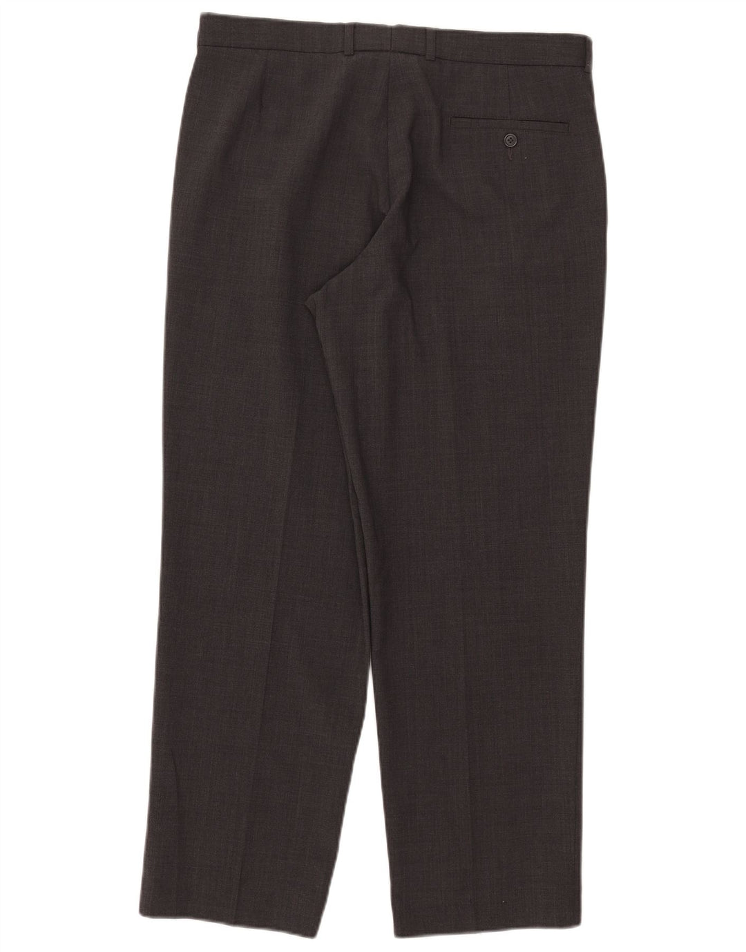 Marks & Spencer Pantaloni croiți pentru costum pentru bărbați L34 L29 Poliester gri