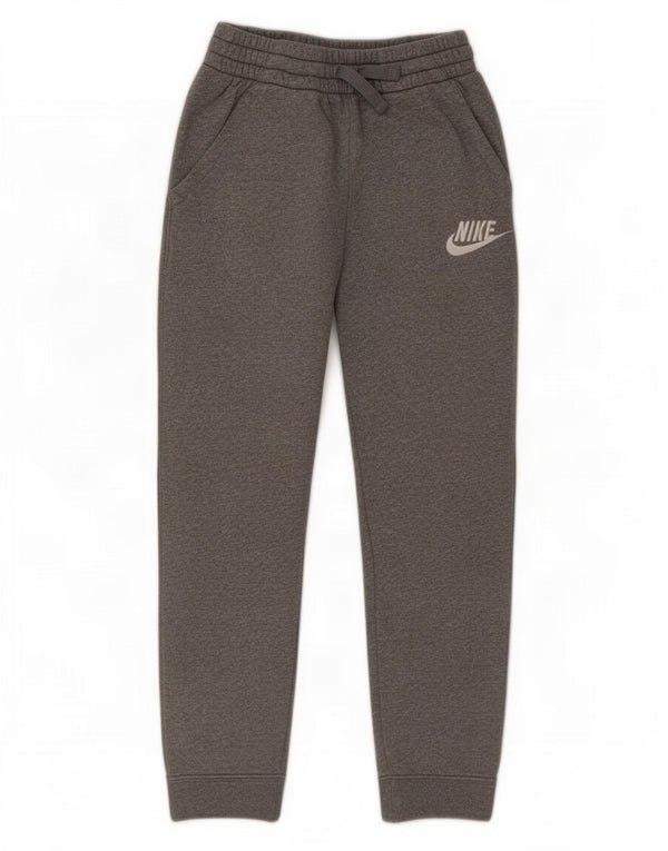 Pantaloni de trening Nike baieti Joggeri 10-11 ani bumbac gri mediu