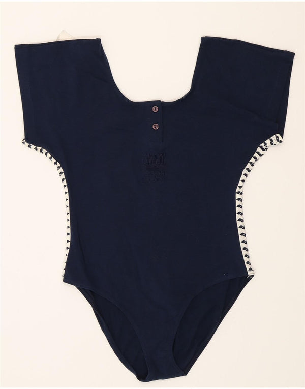 Body cu grafic pentru femei Arena UK 16, mare, albastru marin, sport color-block