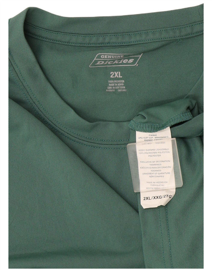 Tricou pentru bărbați Dickies Top 2XL Poliester verde