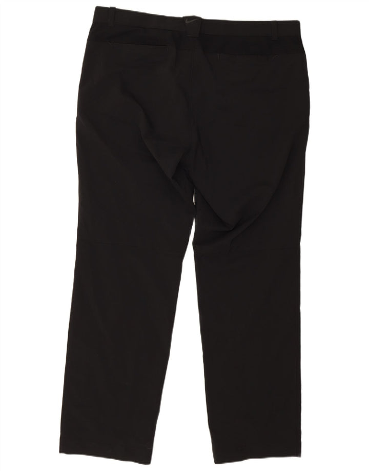 Pantaloni chino drepti Dri Fit pentru bărbați Nike W38 L30 Poliester negru