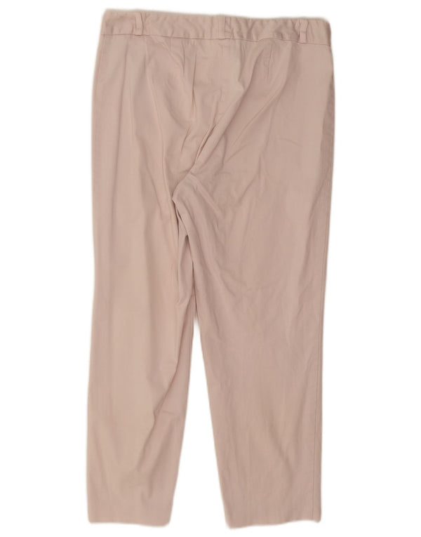 Marks & Spencer Pantaloni tăiați drept pentru femei UK 12 Medium W30 L23 Bej