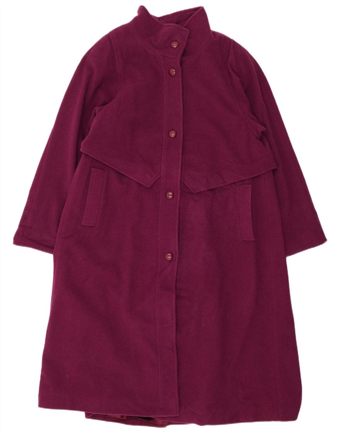 Trenci pentru femei LONDON FOG US 10 Lână violet mare