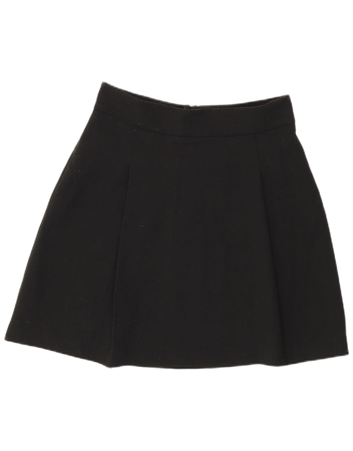 Fustă A-Line pentru femei Marks & Spencer UK 10 Small W29 Poliester negru