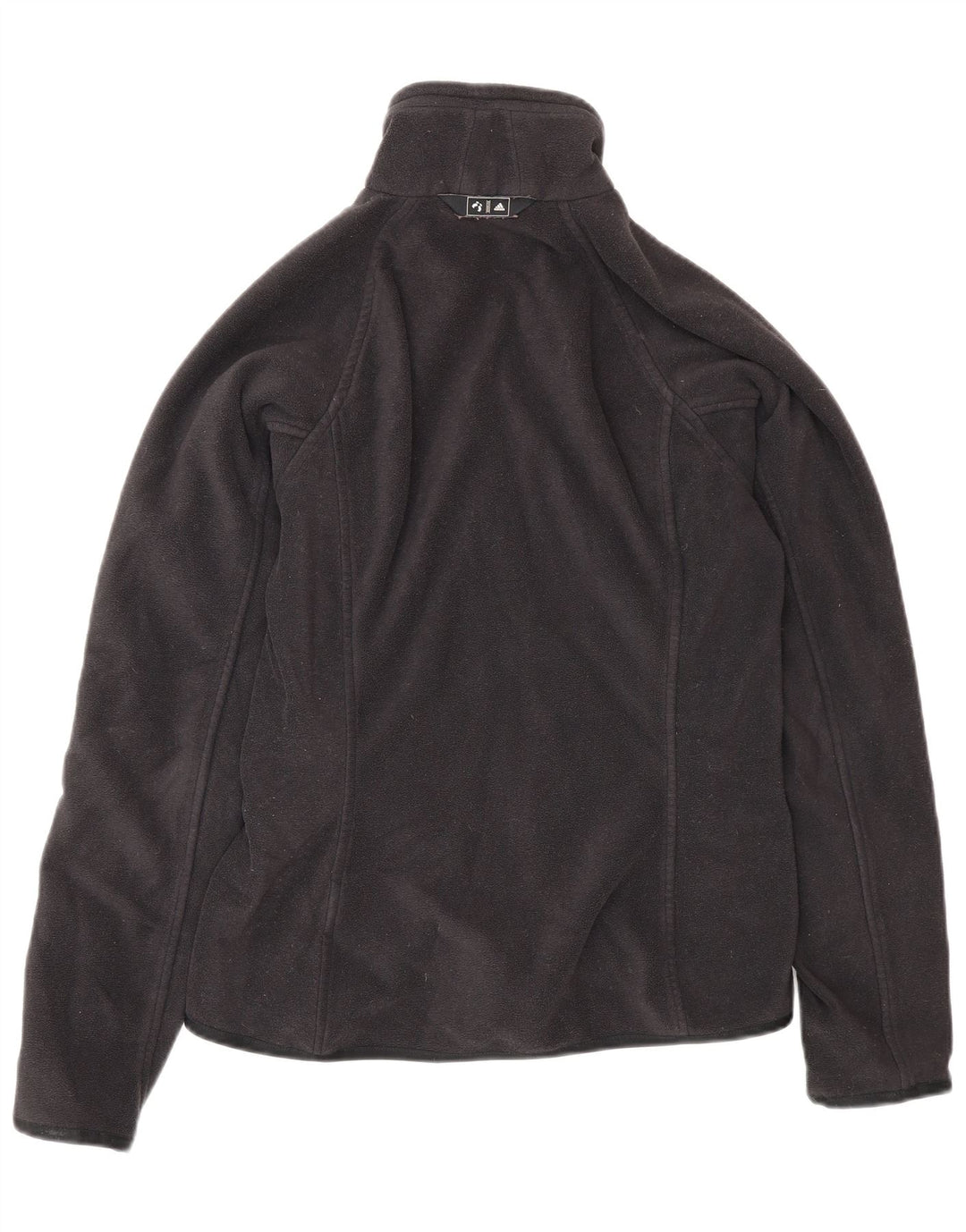 Jachetă pentru femei Adidas Clima Proof Fleece UK 12 Poliester mediu negru