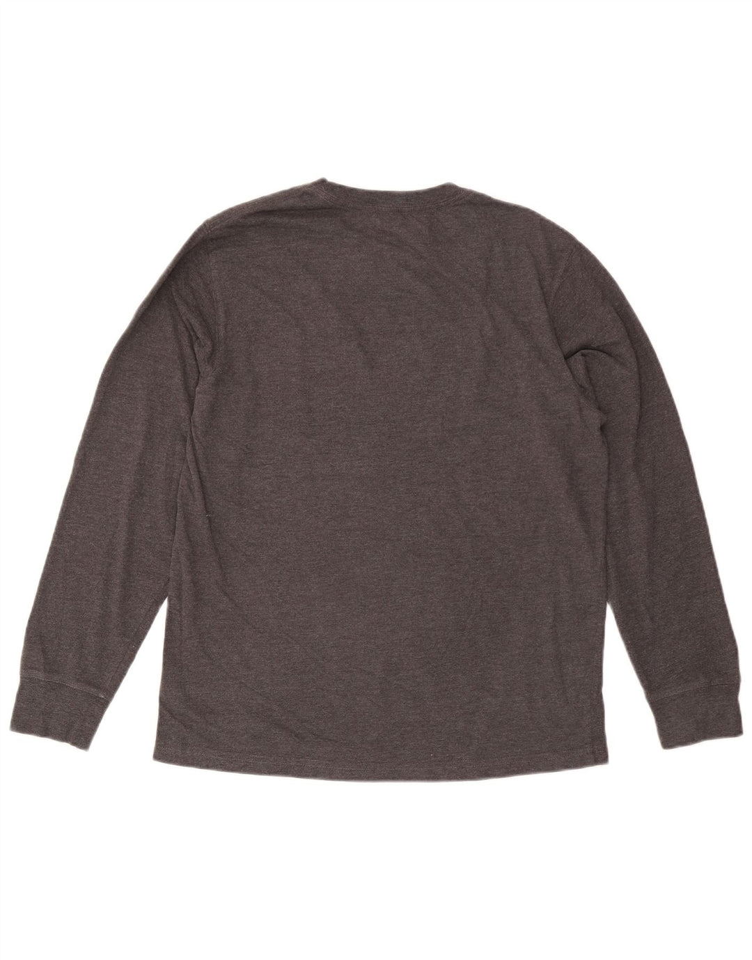 EDDIE BAUER Top pentru bărbați cu mânecă lungă din bumbac gri mediu