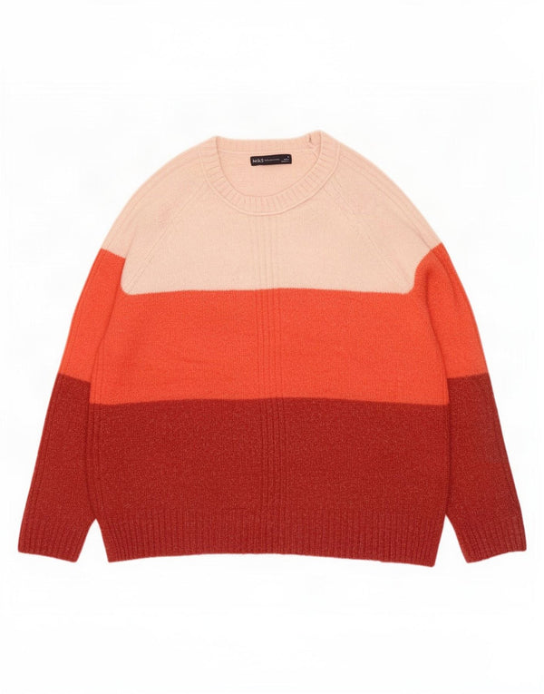 Pulover pentru femei Marks & Spencer cu decolteu cu barca UK 14 Medium Multicolor