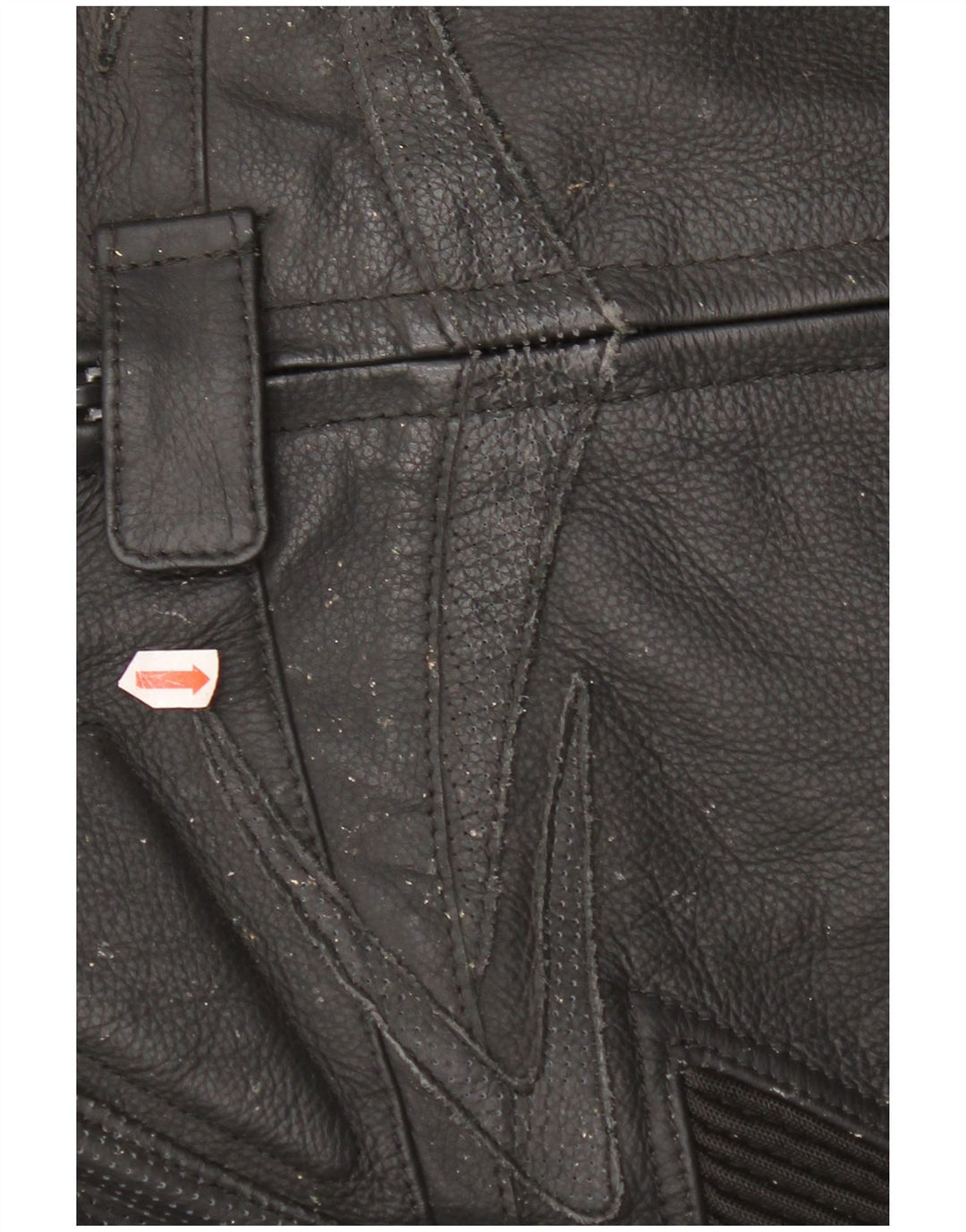 Jachetă motociclist din piele pentru motocicletă Probiker pentru bărbați EU 50, mare, neagră