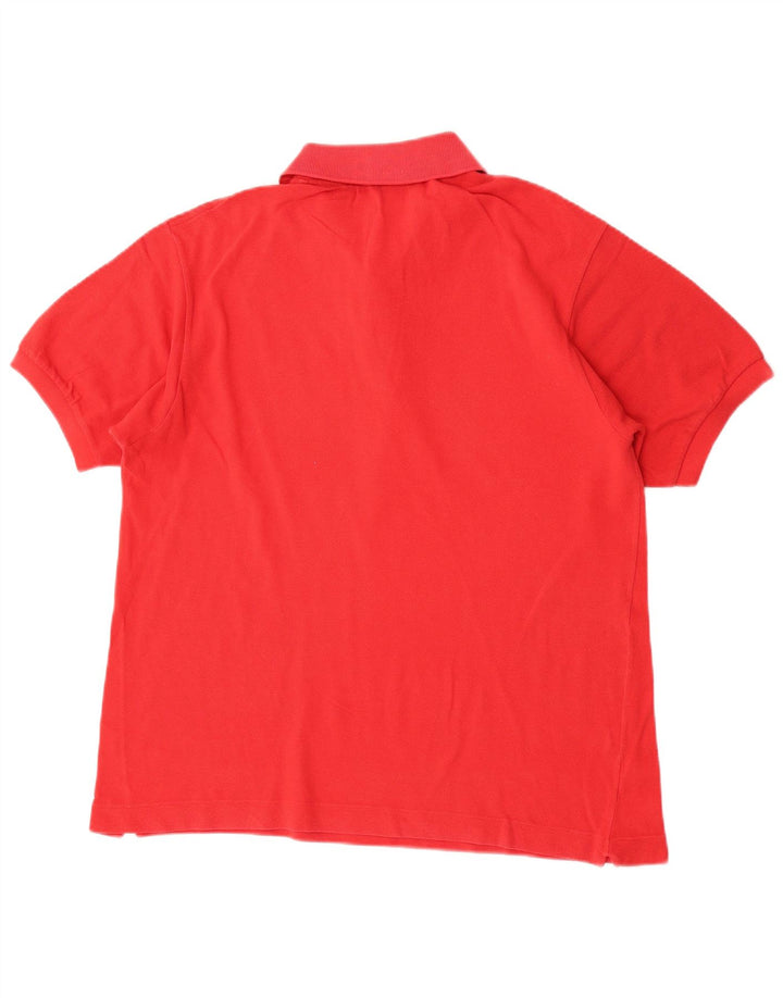 Tricou polo Lacoste pentru bărbați mărimea 5 mare bumbac roșu