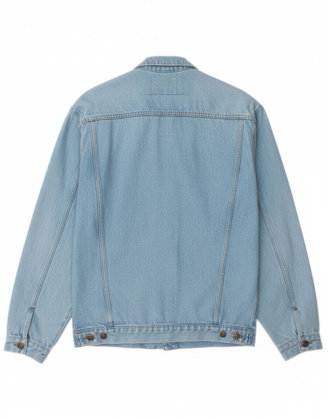 BLUE SIDE Mens Denim Jacket UK 36 Small Blue Cotton