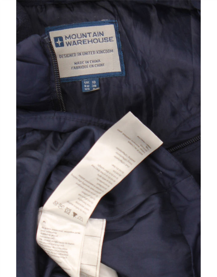 Gilet căptușit pentru femei Mountain Warehouse UK 10 Poliester bleumarin mic