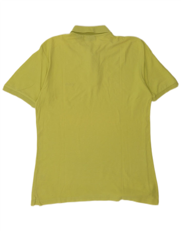 Tricou polo Fila pentru bărbați, bumbac verde mediu