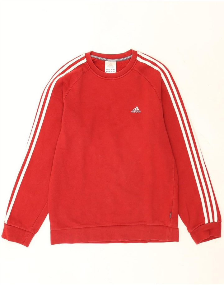 Hanorac pentru bărbați Adidas Jumper Mic Roșu Colorblock Bumbac