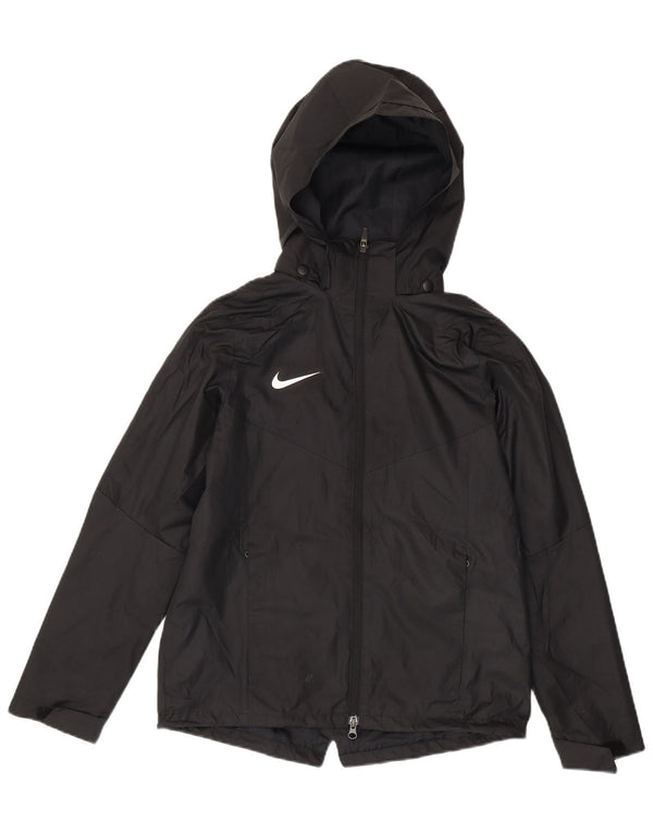 Jachetă de ploaie Nike Storm-Fit, cu glugă, 13-14 ani, XL, negru