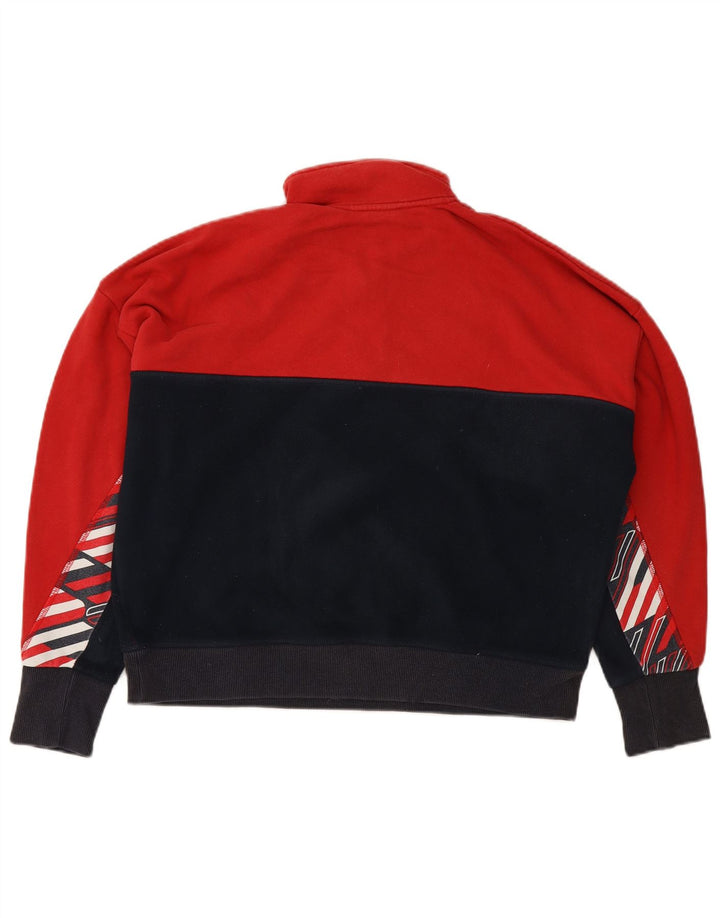 Pulover oversize din lână pentru femei SUPERDRY UK 16, mare, roșu, bloc de culoare