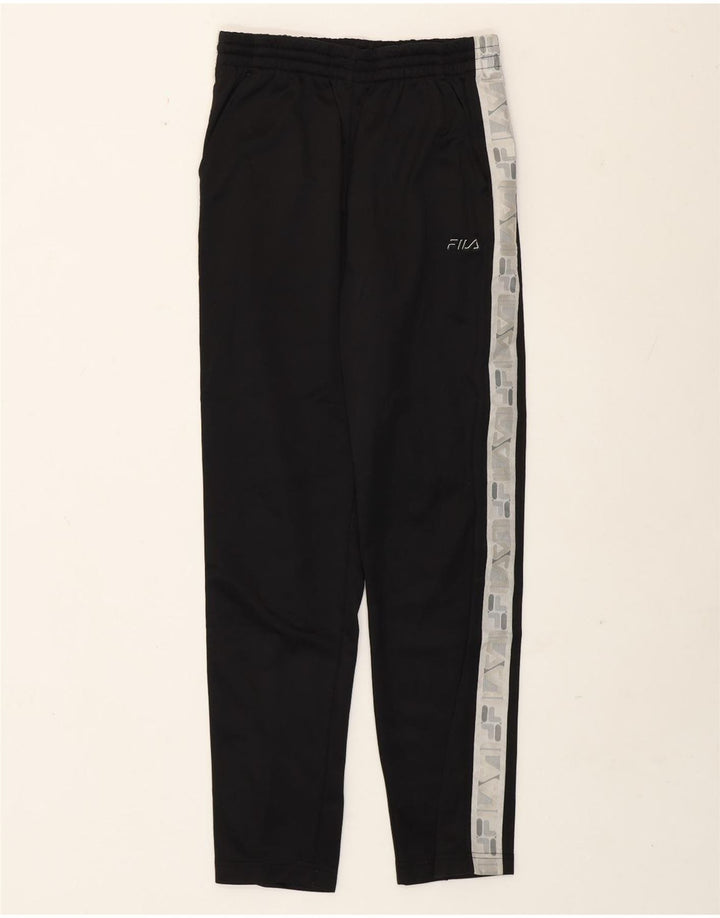 Pantaloni de trening cu grafic pentru femei Fila IT 42 Medium Black Colorblock
