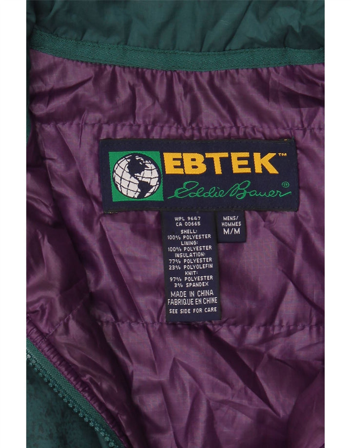Pulover pentru bărbați Eddie Bauer, jachetă căptușită cu o formă lejeră, UK 38, verde mediu