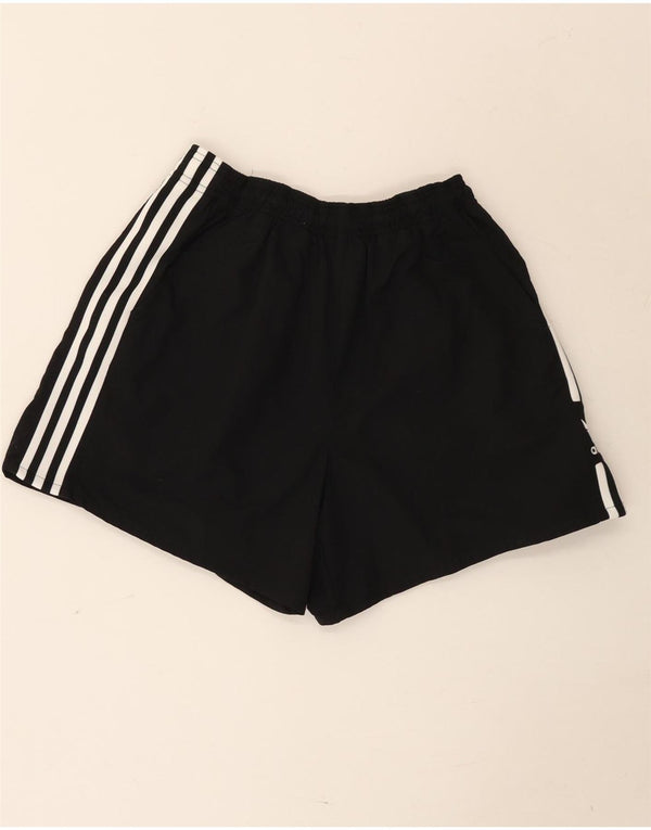 Pantaloni scurti sport Adidas pentru femei UK 10 Small Black Nylon