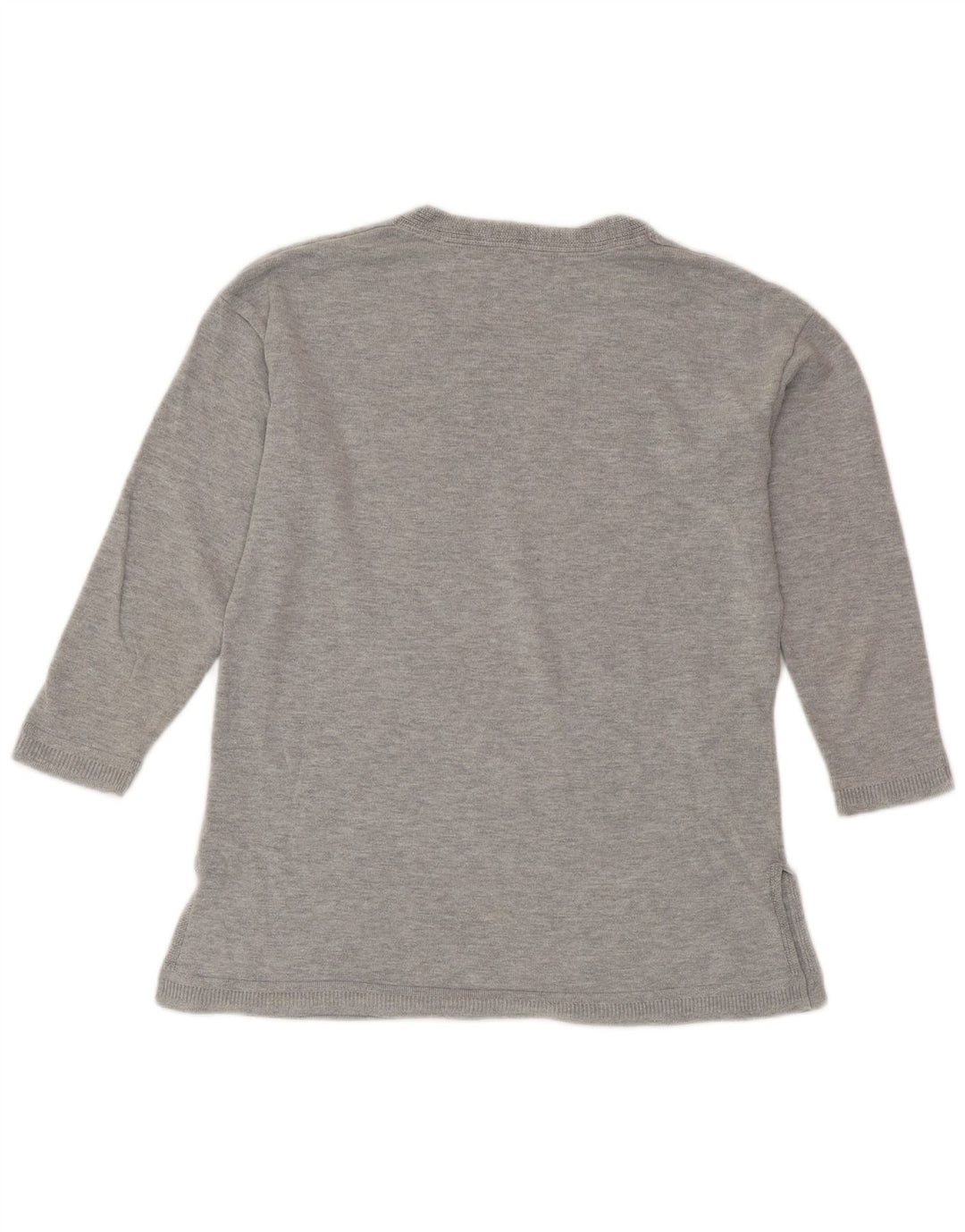 CREW CLOTHING Pulover pentru damă cu decolteu în V UK 8 Small Grey Flecked
