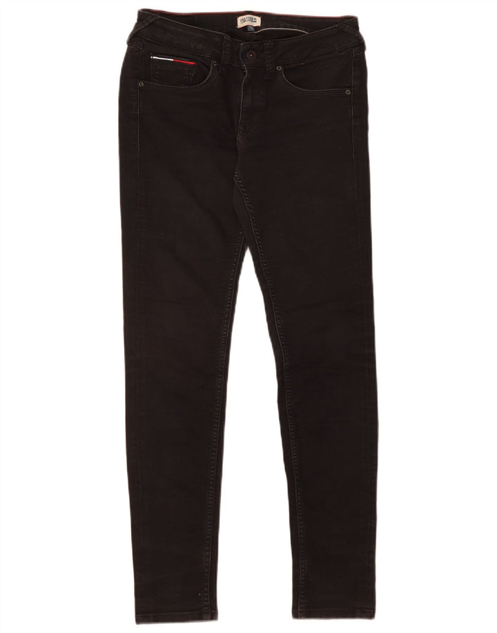 Blugi skinny pentru femei Tommy Hilfiger W29 L30 negri