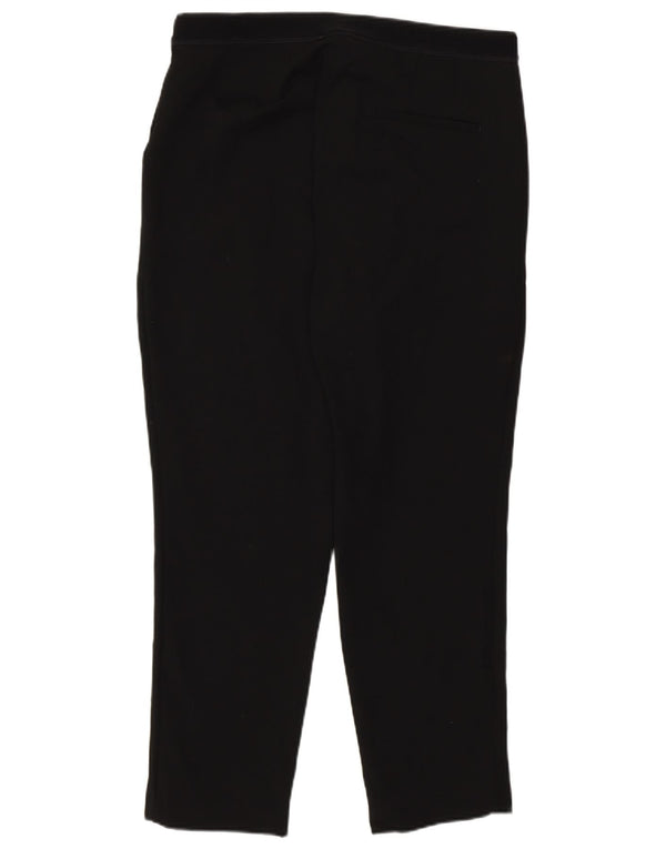 Pantaloni tăiați pentru femei Marks & Spencer UK 16 Large W32 L25 Negru